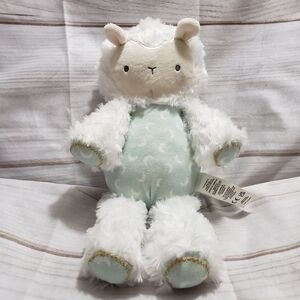 Ingenuity Peaceful Pals Lamb Sheep Plush 12" Stuffed Animal Crinkle Arms Legs